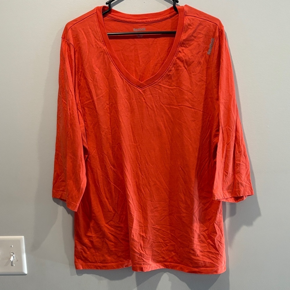 Reebok Women's Bright Red Short Sleeve Tee